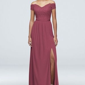 Lace Chianti Bridesmaid Dress (David's Bridal)